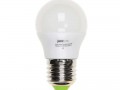 Лампа светодиодная PLED-ECO-G45 5Вт шар 3000К тепл. бел. E27 400лм 220-240В JazzWay 4690601036957