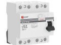 Выключатель дифференциального тока (УЗО) 4п 63А 30мА тип A ВД-100 PROxima (электромех.) EKF elcb-4-6