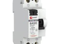 Выключатель дифференциального тока (УЗО) 2п 63А 30мА тип AC Basic (электрон.) EKF elcb-2-63-30e-sim